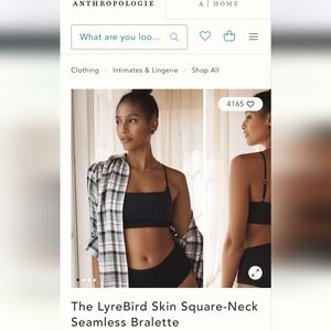 Anthropologie Bralette